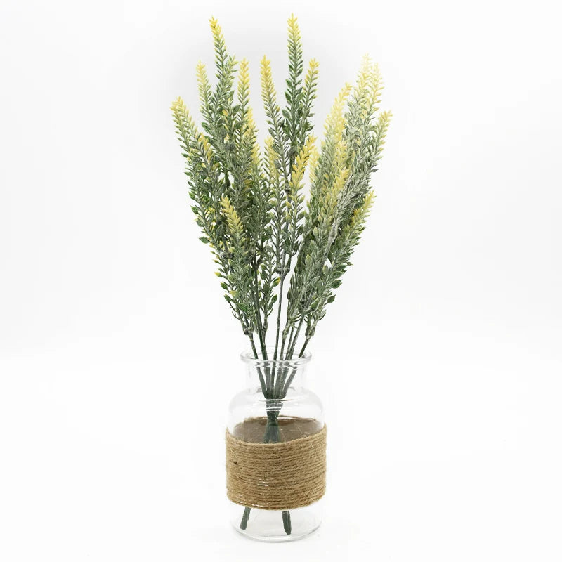 Decorbites™ Lavendel-Vase: Künstliche Blumen für Heimdekoration und Hochzeitsdekoration, dekorativer Blumentopf