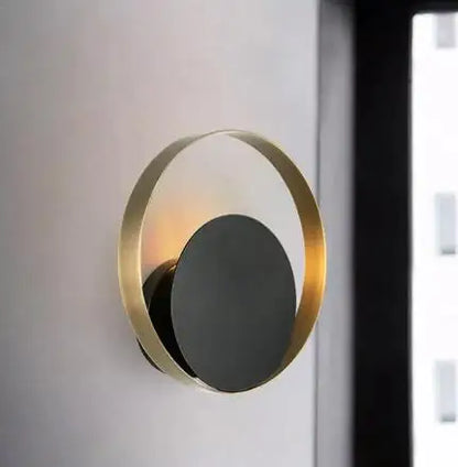 Decorbites™ Goldener Ring-Wandleuchte: Nordische Schlafzimmer-Beleuchtung für modernes Wohnzimmer-Dekor
