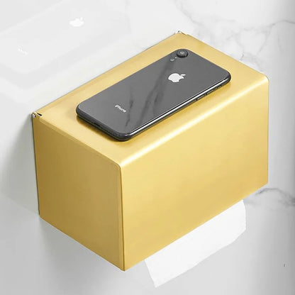 Decorbites™ Gebürstetes Gold-Aluminium-Toilettenpapierhalter