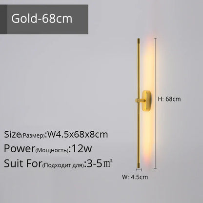 DecorBites™ LED Strip Wall Lamp for Modern Decor in Staircase, Bedroom, or Aisle