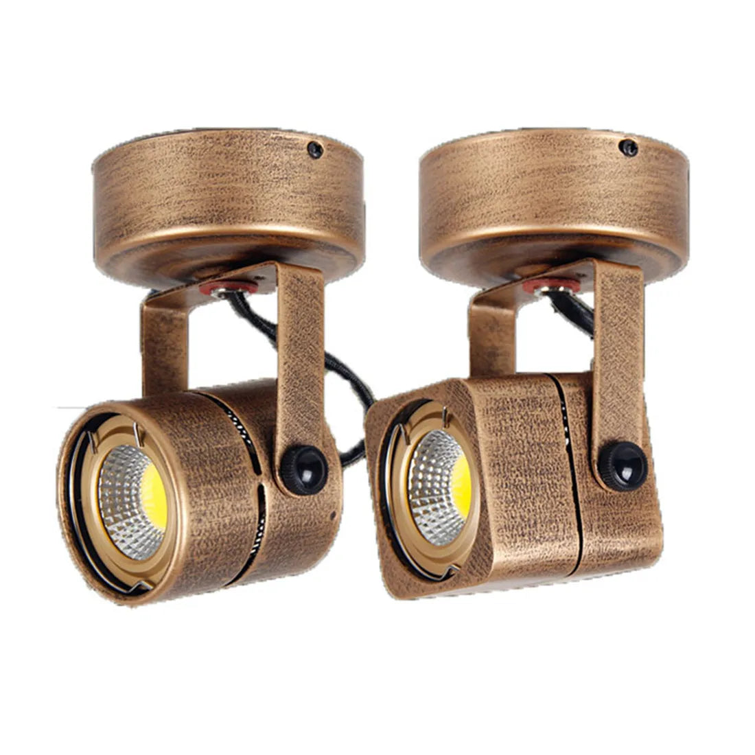 Decorbites™ Industrielle Mini-Decken-Spotlights - Retro verstellbare Bronzelampen