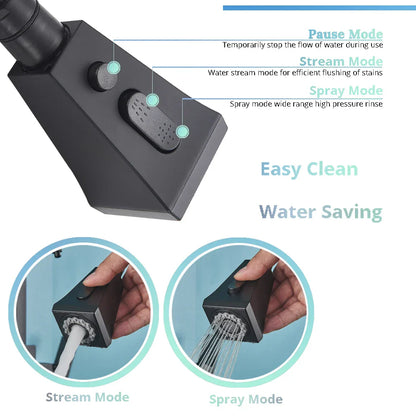 Decorbites™ Zweihand-Wasserfilter-Küchenarmatur Deckenmontiert 360° Drehbarer Mischbatterie