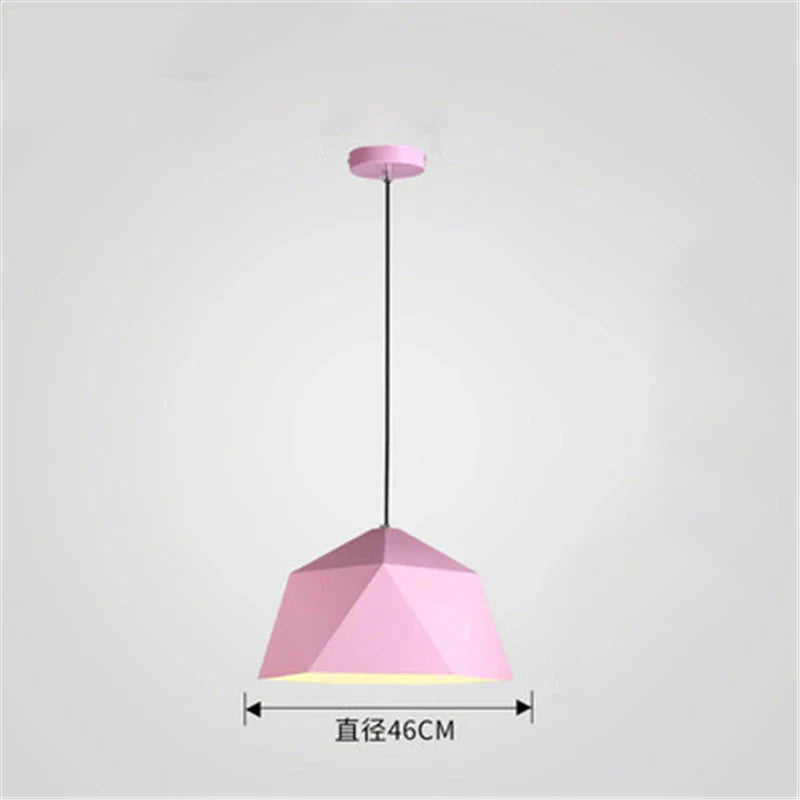 Decorbites™ Eisen-Diamant-Hängeleuchter Moderne Geometrie Pendelleuchten für Wohnzimmer & Café