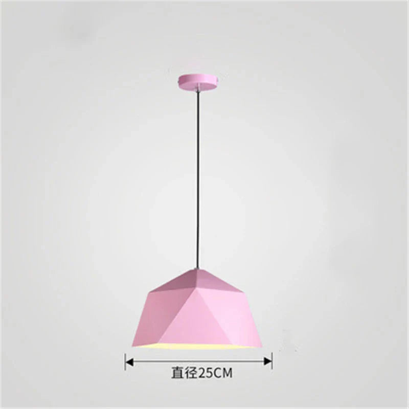 Decorbites™ Eisen-Diamant-Hängeleuchter Moderne Geometrie Pendelleuchten für Wohnzimmer & Café