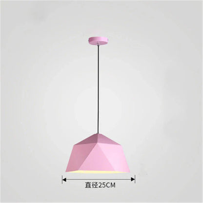 Decorbites™ Eisen-Diamant-Hängeleuchter Moderne Geometrie Pendelleuchten für Wohnzimmer & Café