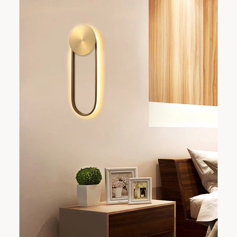 Decorbites™ LED-Akrylmantel-Metall-Wandleuchte: Minimalistische nordische Wandlampe für Schlafzimmer, Wohnzimmer