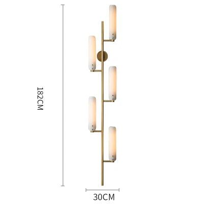 DecorBites™ LED Art Deco Wall Sconce for Bedroom
