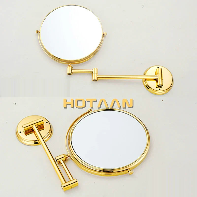 Gold Brass Cosmetic Mirror