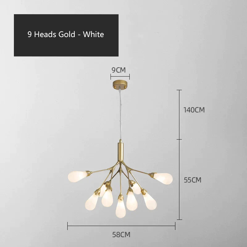 Decorbites™ Elegante Leuchtkäfer-Lüster – Luxuriöse nordische Beleuchtung für Schlafzimmer & Restaurant