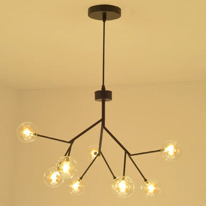 Decorbites™ Heracleum Firefly Glas-Kugelleuchter: Goldener Luxusbeleuchtung für Esszimmer, Küche und Treppenhaus