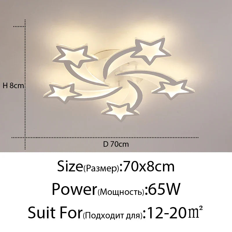 Decorbites™ LED-Kronleuchter: Moderne dimmbare Innenbeleuchtung für Schlafzimmer, Flur, Wohnzimmer