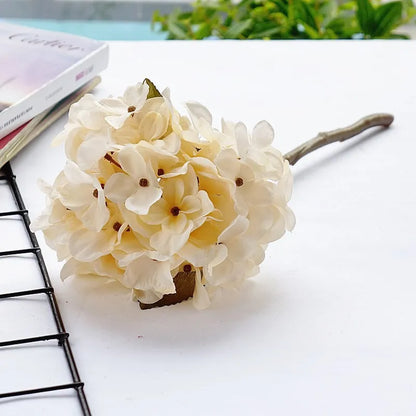 Decorbites™ Hortensienzweig Seidenblume Hochwertige Künstliche Party-Raum-Dekoration