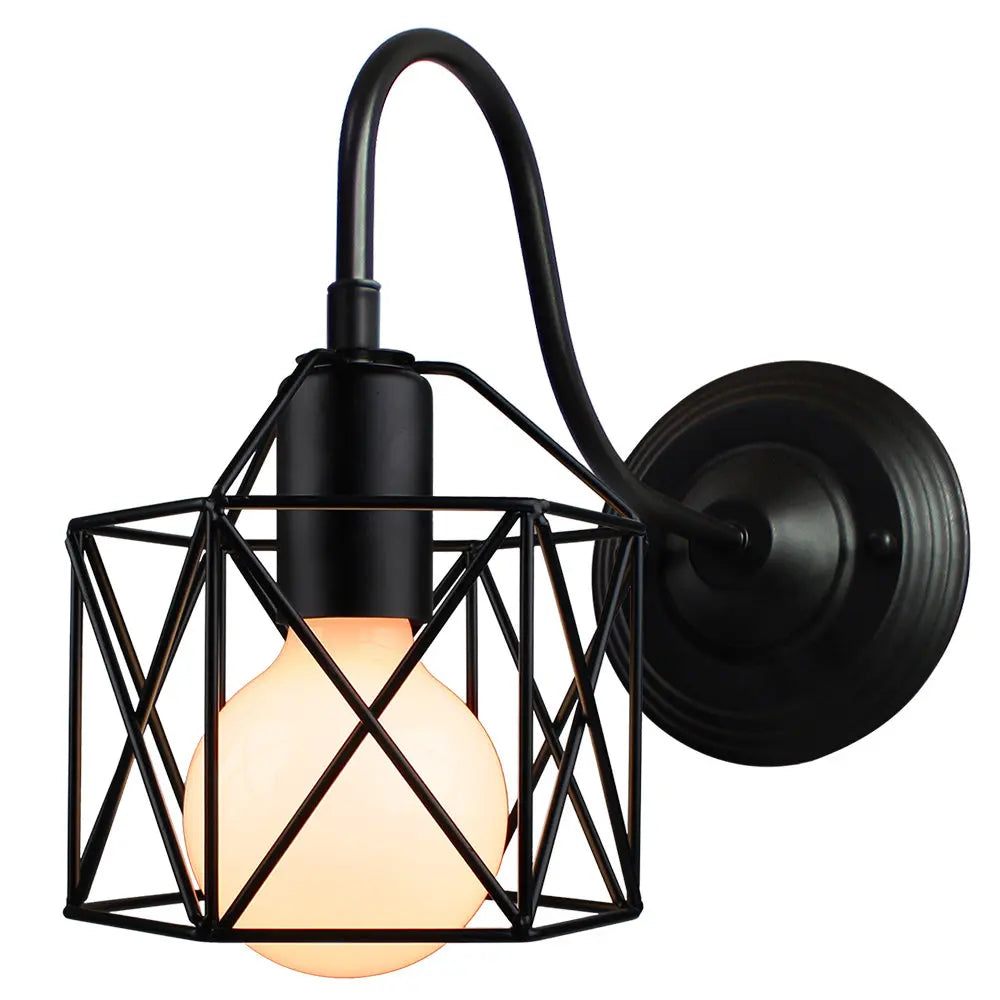 Decorbites™ Industrielle Eisen Wandlampe E27 Retro Loft Vintage LED Leuchte