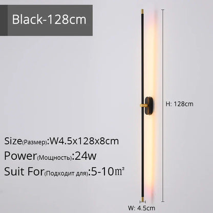 DecorBites™ LED Strip Wall Lamp for Modern Decor in Staircase, Bedroom, or Aisle