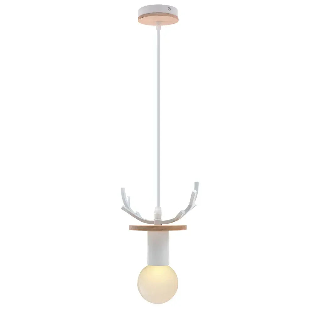 Decorbites™ LED Holz-Deckenleuchte Pendellampe Vintage Retro Loft Hänge Lampe Suspension E27