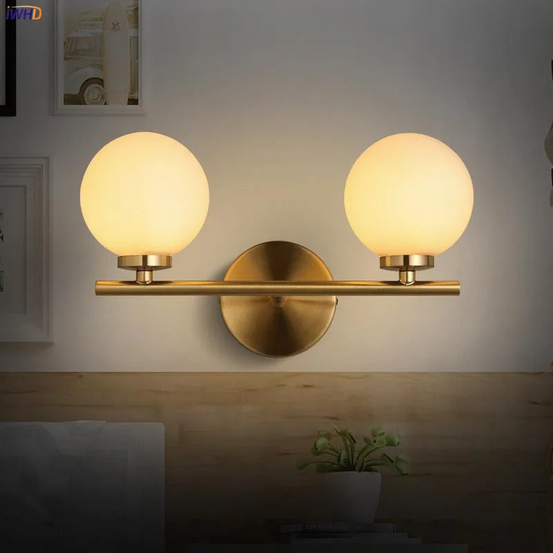 DecorBites™ Glass Ball LED Wall Lights Modern Wall Lamp Sconce for Home Lighting