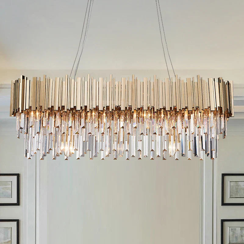 Decorbites™ Goldene Metall-LED-Hängeleuchten verstellbar für Wohnzimmer und Esszimmer runde Armatur