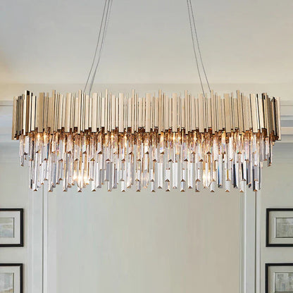 Decorbites™ Goldene Metall-LED-Hängeleuchten verstellbar für Wohnzimmer und Esszimmer runde Armatur