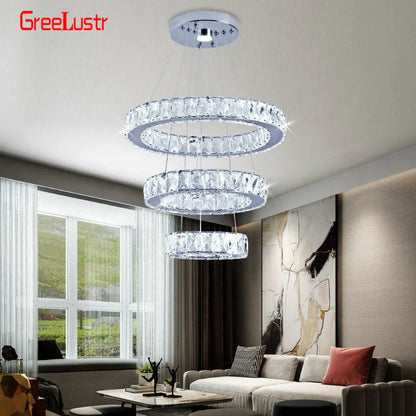 Decorbites™ Crystal-LED-Kronleuchter: Moderne Hängelampe für luxuriöse Einrichtung des Wohnraums
