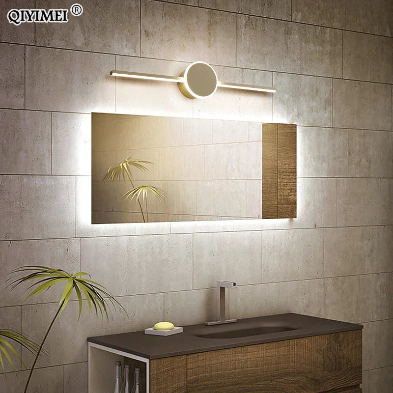 Decorbites™ LED-Wandleuchten - Weiß/Schwarzes Eisen & Aluminiumbasis, Acryl-Schirm, Spiegelleuchten