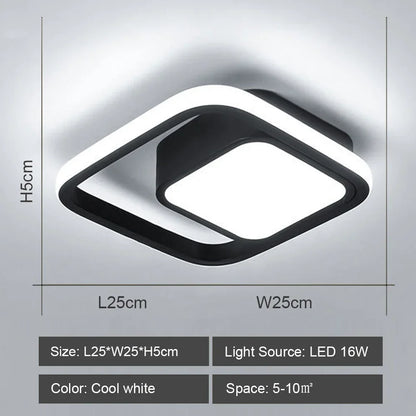 Decorbites™ LED-Deckenleuchter: Moderne Innenbeleuchtung für Zuhause, Schlafzimmer, Küche und Wohnzimmer
