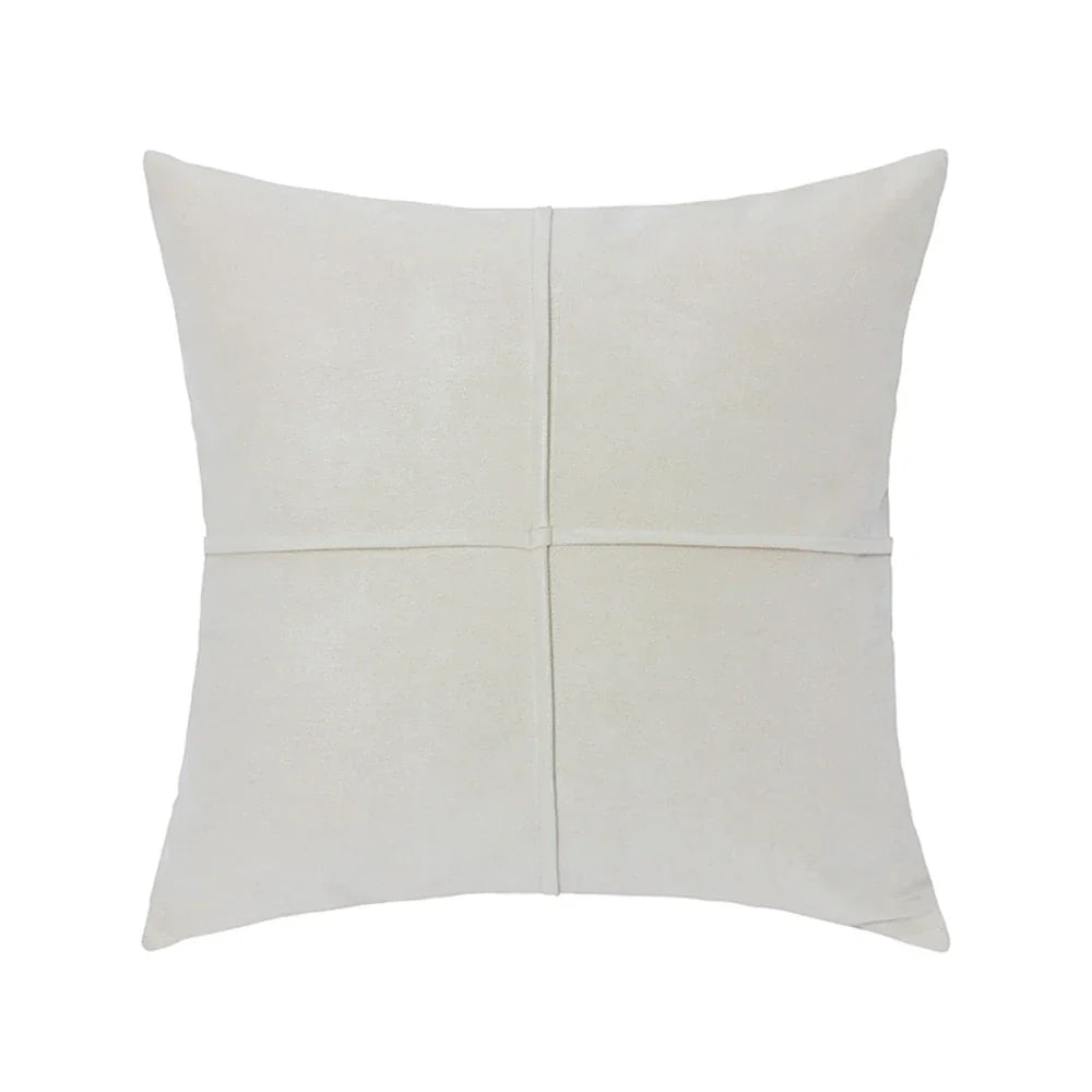 DecorBites™ Cross Faux Suede Throw Pillow Cover for Car Couch Sofa Bed Home Decor