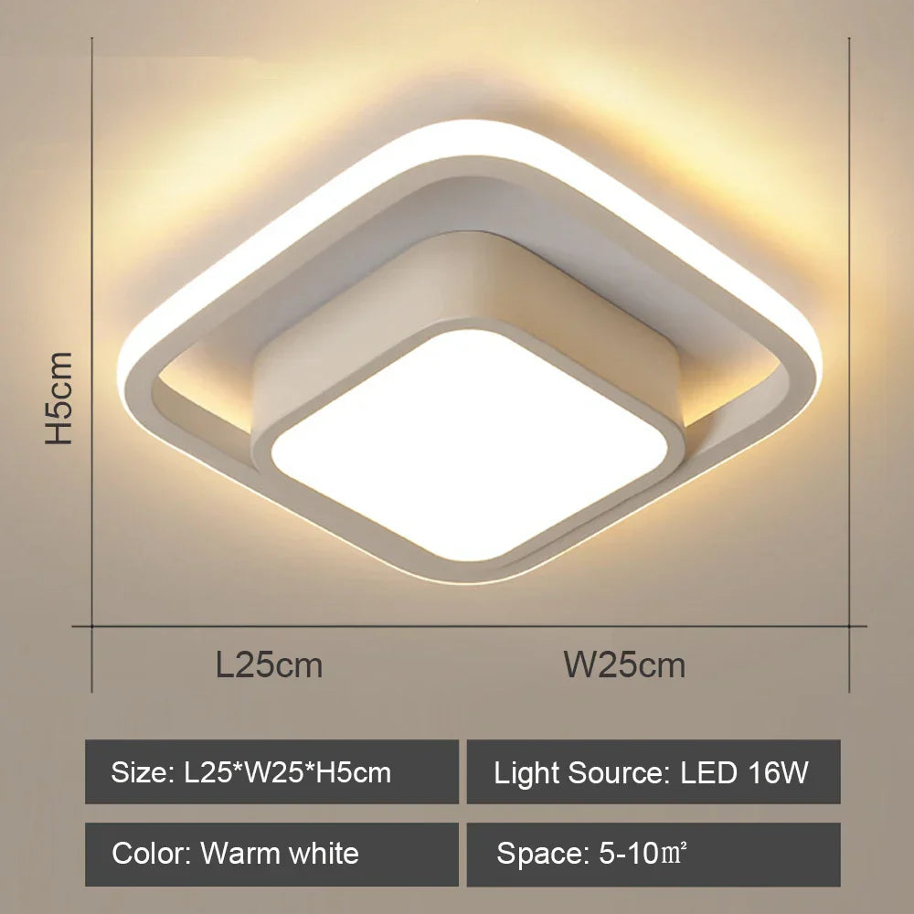 Decorbites™ LED-Deckenleuchter: Moderne Innenbeleuchtung für Zuhause, Schlafzimmer, Küche und Wohnzimmer