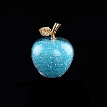 Decorbites™ Glas-Kristall-Apfel-Papiergewicht-Figurinen-Kollektion für die Dekoration von Zuhause und Büro