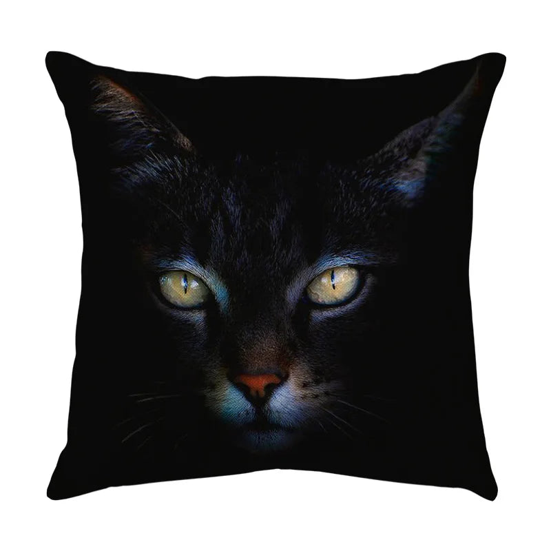 Decorbites™ Süßes Katzen-Sofa-Baumwoll-Leinen-Kissenbezug Polsterbezug Heimdekoration Kissen
