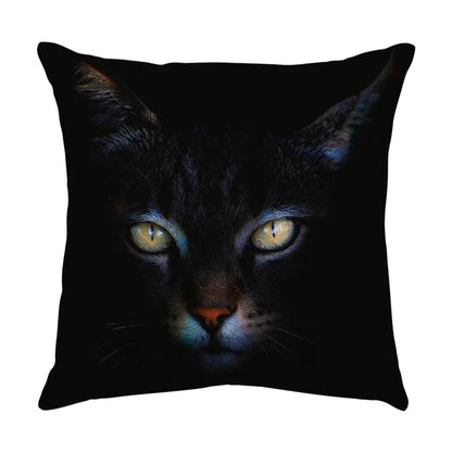 Decorbites™ Süßes Katzen-Sofa-Baumwoll-Leinen-Kissenbezug Polsterbezug Heimdekoration Kissen
