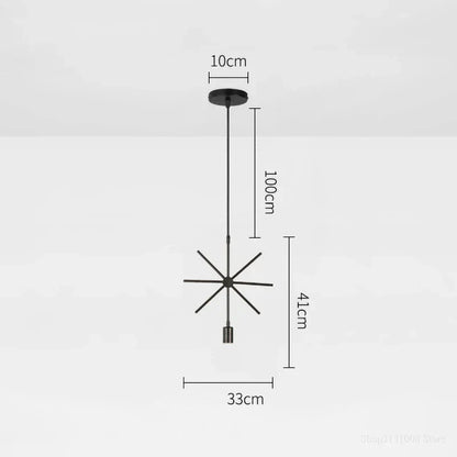 Decorbites™ Industrielle Nordische Retro-Pendantleuchten für Zuhause und Bar als Kronleuchter.