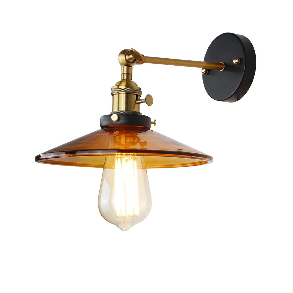 Glass Retro Wall Lamp
