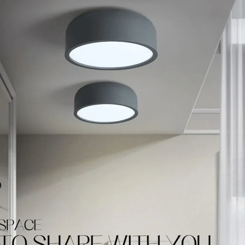 Decorbites™ Rundes LED-Deckenleuchte für Schlafzimmer und Wohnzimmer im modernen nordischen Design