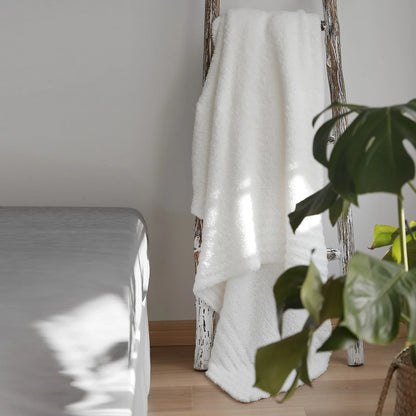 Decorbites™ Flauschiges Daunen-Gestricktes Wurfdecken - Weiche & Gemütliche Mikrofaser-Steppdecke für Sofa, Bett und Klimaanlageraum