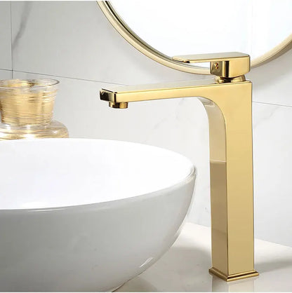 Decorbites™ Gold Beckenarmatur: Einhebel-Waschbeckenhahn & Messing-Waschbeckenmischer