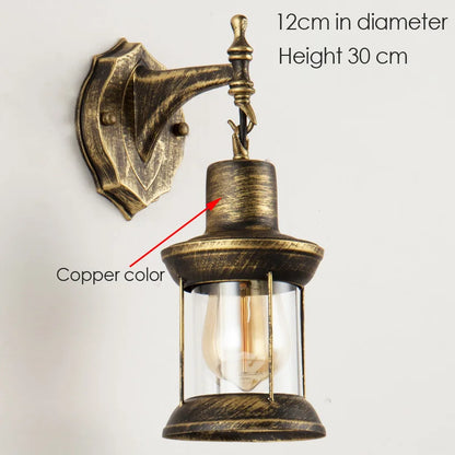 DecorBites™ Industrial Glass Wall Lamp for Bar Cafe Bedroom Home Design