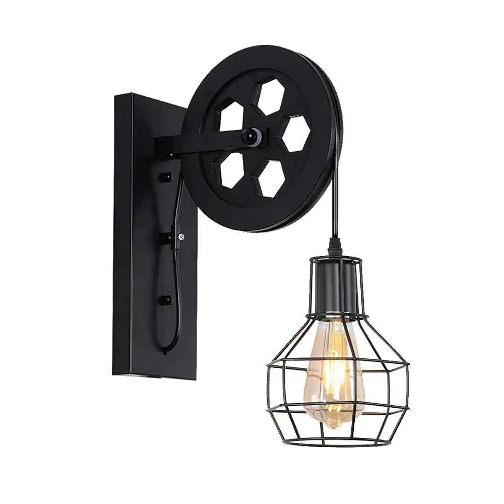 Vintage Pulley Wall Light