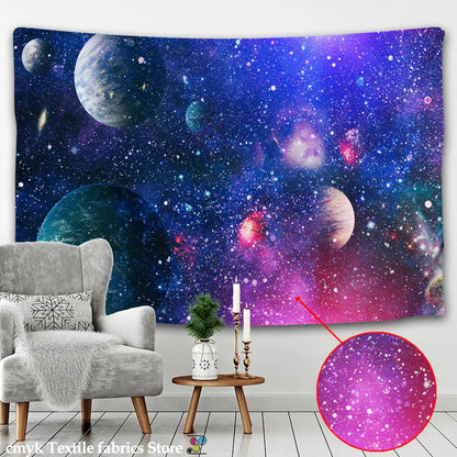 Decorbites™ Galaxy Tapisserie: Psychedelische Hippie-Heimdekoration & Wandbehänge