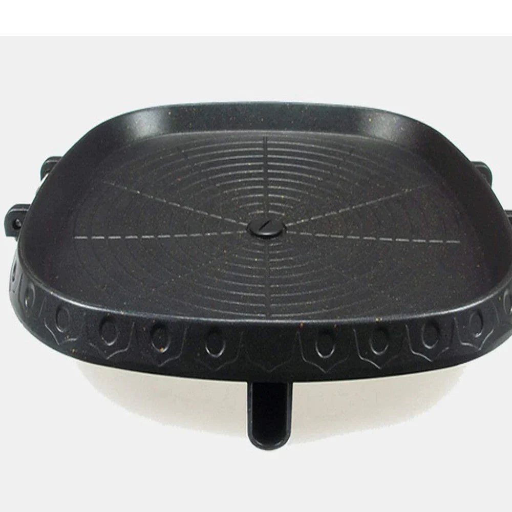 Decorbites™ Zweilagiges Antihaft-Koreanisches-BBQ-Grillpfanne - Innen- und Außengrillen