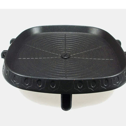 Decorbites™ Zweilagiges Antihaft-Koreanisches-BBQ-Grillpfanne - Innen- und Außengrillen