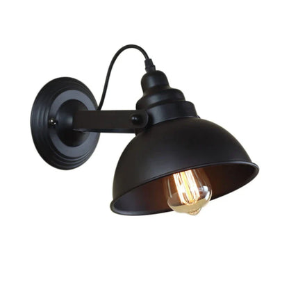 DecorBites™ Industrial Black Wall Sconce E27 Wall Lamp for Indoor Lighting