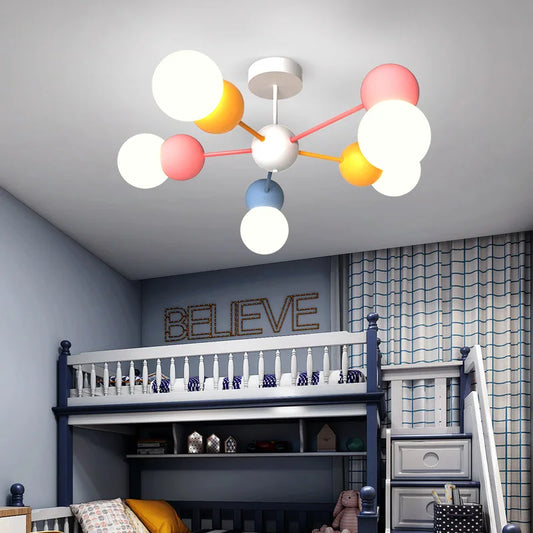 Decorbites™ Süße Cartoon-LED-Kronleuchterlampe für Kinderzimmer und Kinderzimmer
