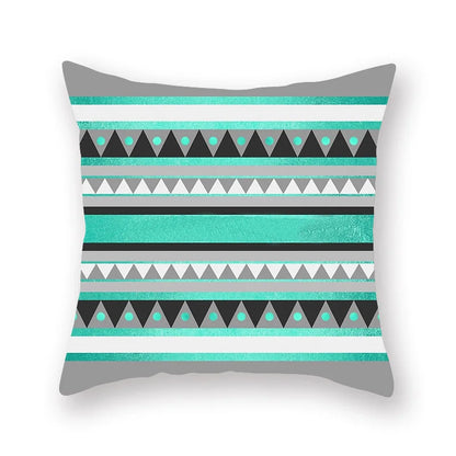 Decorbites™ Grünes Geometrisches Kissenbezug - Nordisches Klassisches Design für Heimdekoration und Komfort