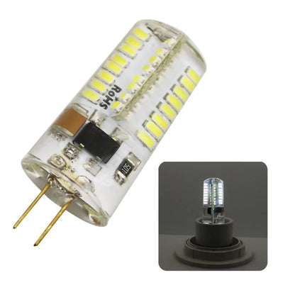 Decorbites™ G4 4W LED Kronleuchter Birne | 64 LEDs SMD 3014 Maislicht | Scheinwerfer 12V 220V