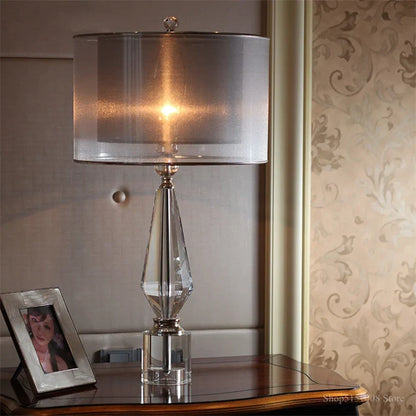 Decorbites™ Kristalltischleuchte – Moderne Luxus-Art-Deco-Beleuchtung für Wohnzimmer, Schlafzimmer, Nachttisch