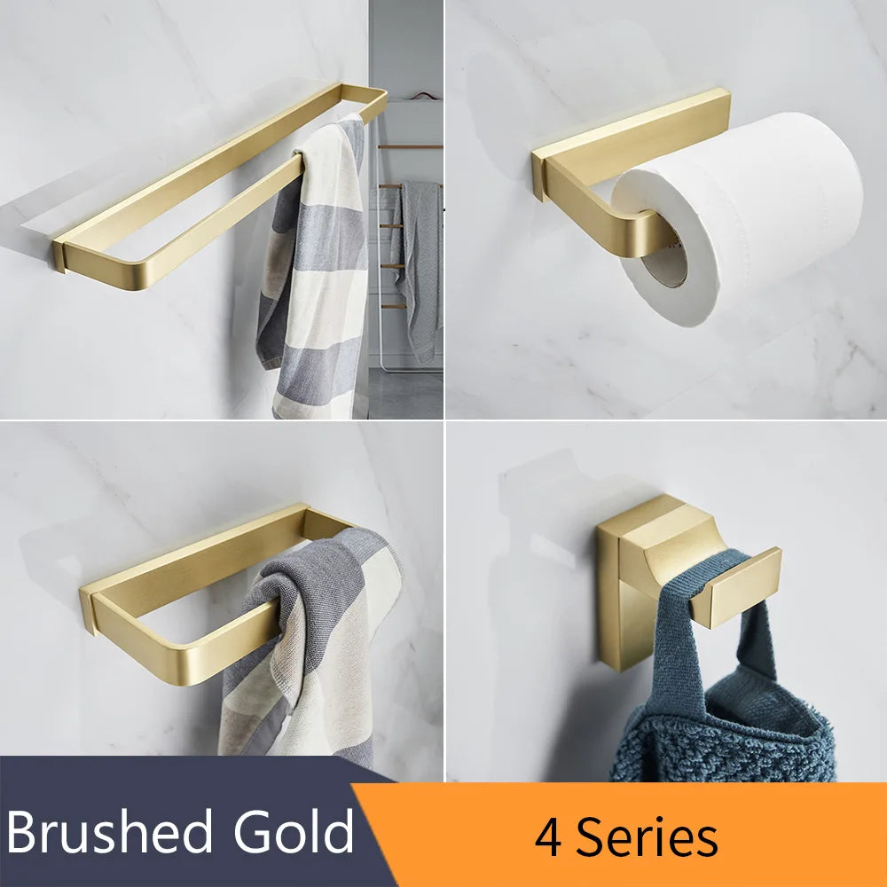 Copper Gold Bath Set