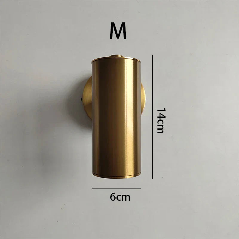 Gold Iron LED Wall Lamp