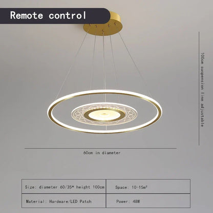 Decorbites™ Acryl-Fernbedienungskronleuchter: Moderne nordische Beleuchtung für die Hausdekoration