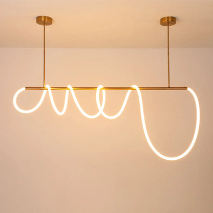 DecorBites™ 360° Luminous LED Pendant Lights: Modern & Stylish Indoor Hanging Lamp for Living Room & Restaurant