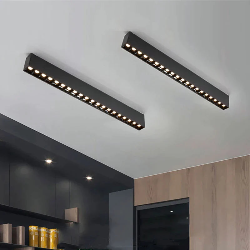 Decorbites™ LED Linear Gitterleuchte: Moderne Oberflächenmontage Deckenbeleuchtung für das Zuhause, 110V/220V